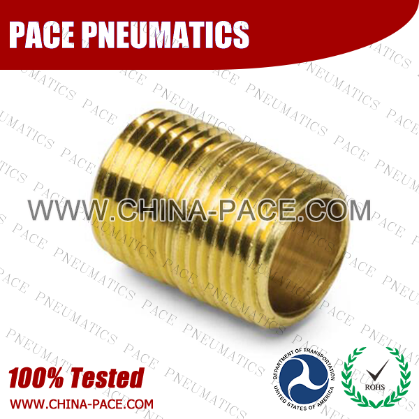 Close Nipple Brass Pipe Fittings, Brass Threaded Fittings, Brass Hose Fittings,  Pneumatic Fittings, Brass Air Fittings, Hex Nipple, Hex Bushing, Coupling, Forged Fittings